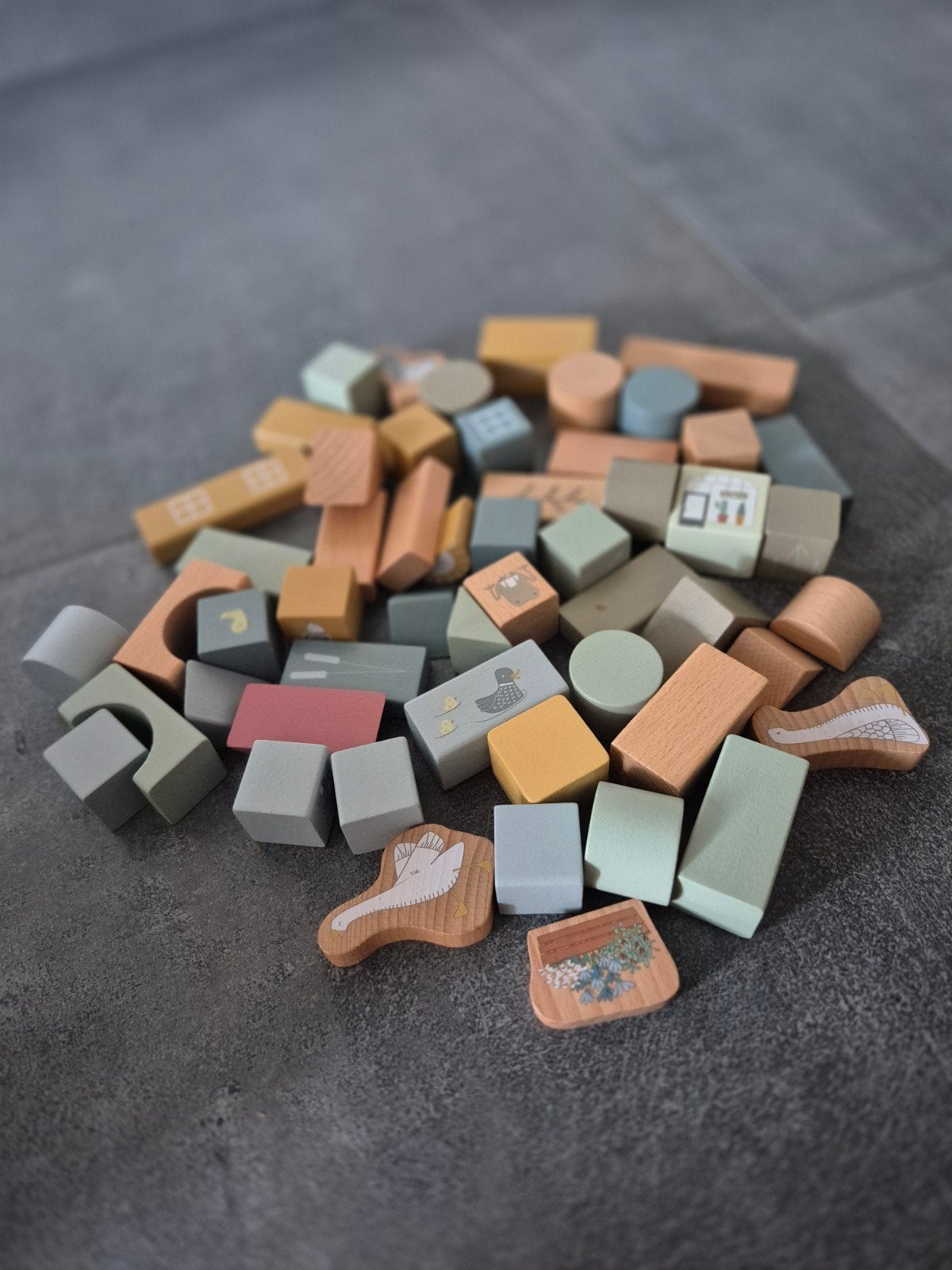 Little Dutch Houten Blokken Set - Pastelkleuren, Ophalen of Verzenden, Zo goed als nieuw, Overige merken