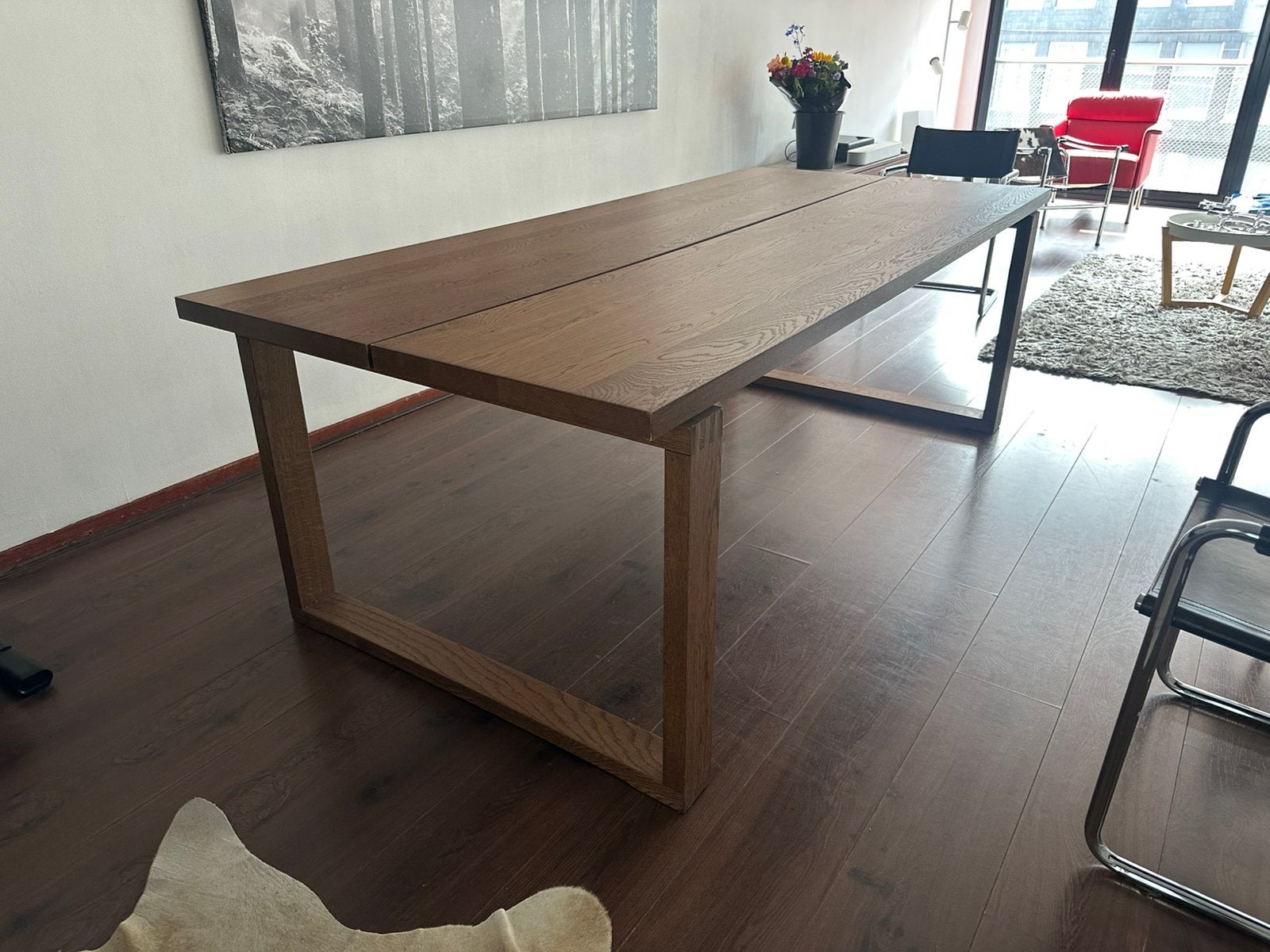 IKEA Houten tafel Morbylanga, Huis en Inrichting, Ophalen, Gebruikt, 200 cm of meer, 50 tot 100 cm