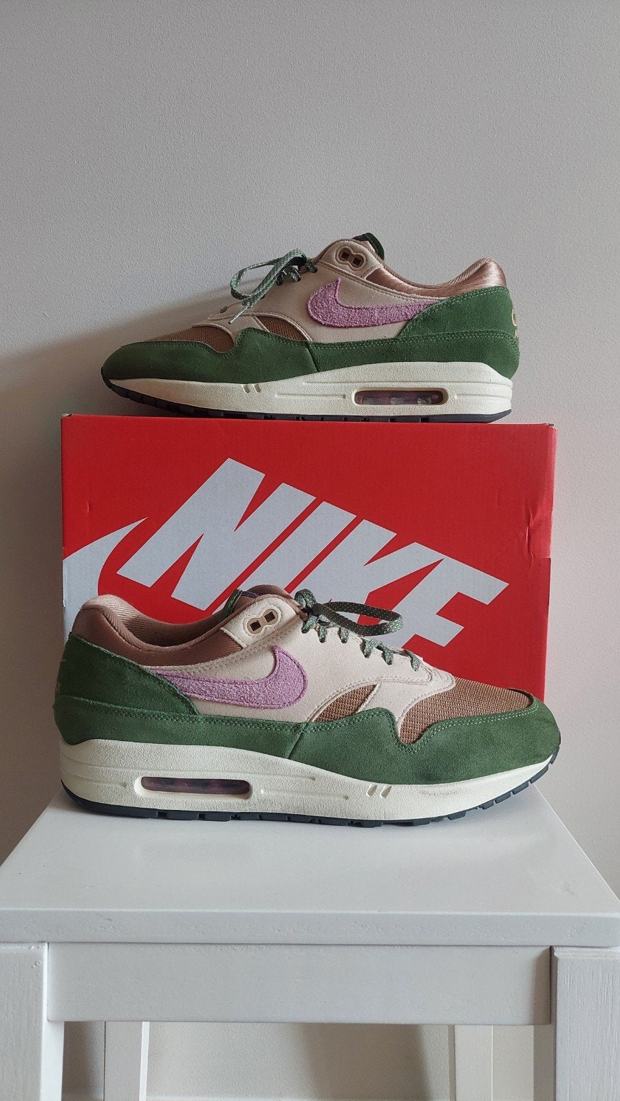 Nike Air Max 1 "Treeline", Kleding | Heren, Nike air max, Overige kleuren, Ophalen of Verzenden, Sneakers of Gympen