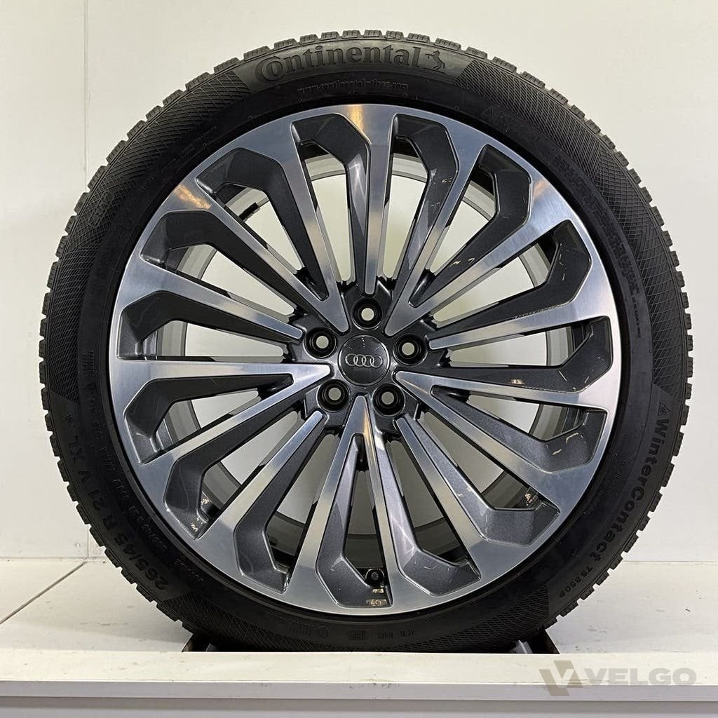 AUDI Q8 ETRON SET VELGEN + WINTERBANDEN 21 INCH, Gebruikt, Banden en Velgen, Info@velgo.nl, Velgo