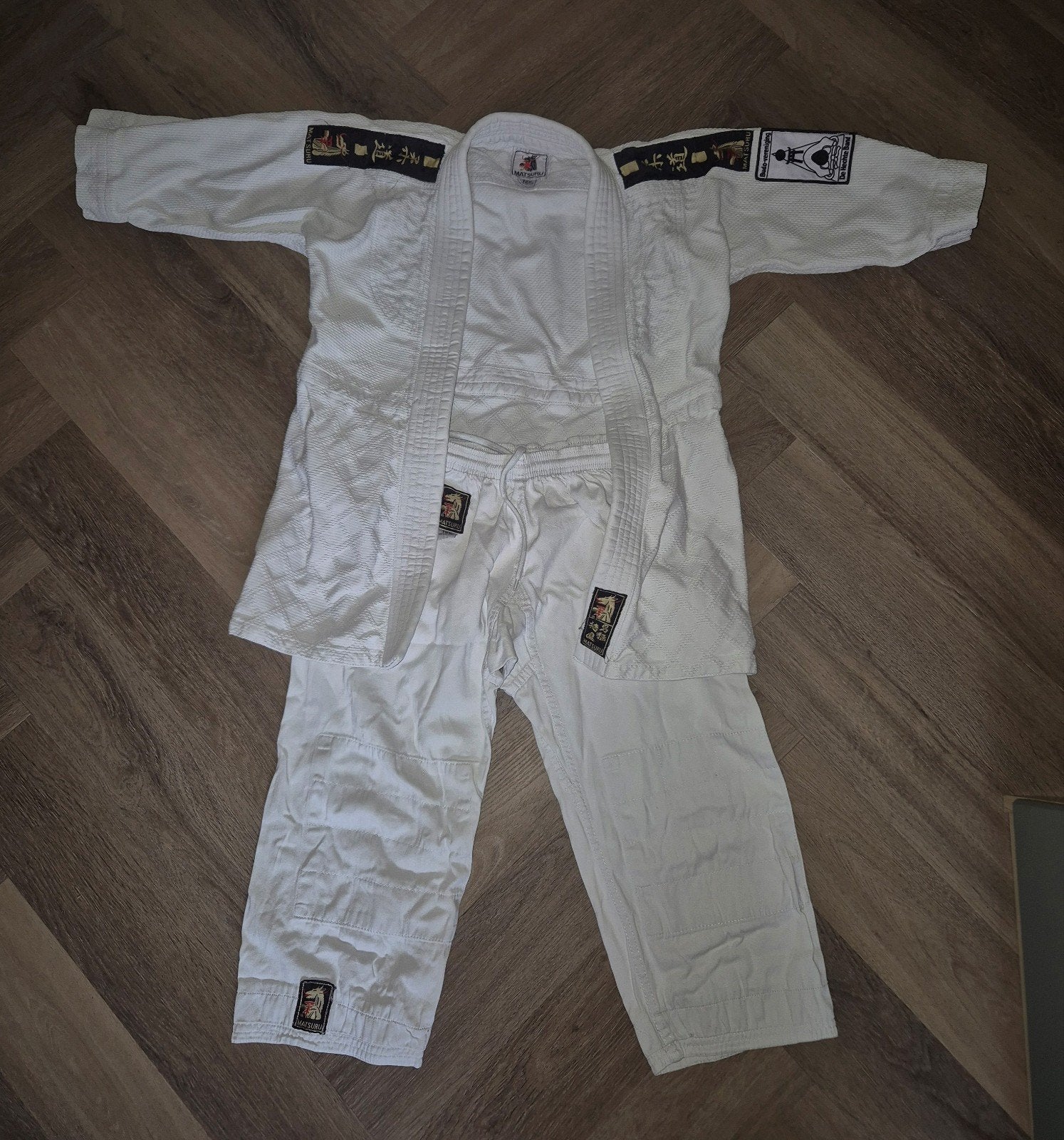 Matsuru judo pak maat 150, Maat XS of kleiner, Judo, Vechtsportpak, Ophalen of Verzenden