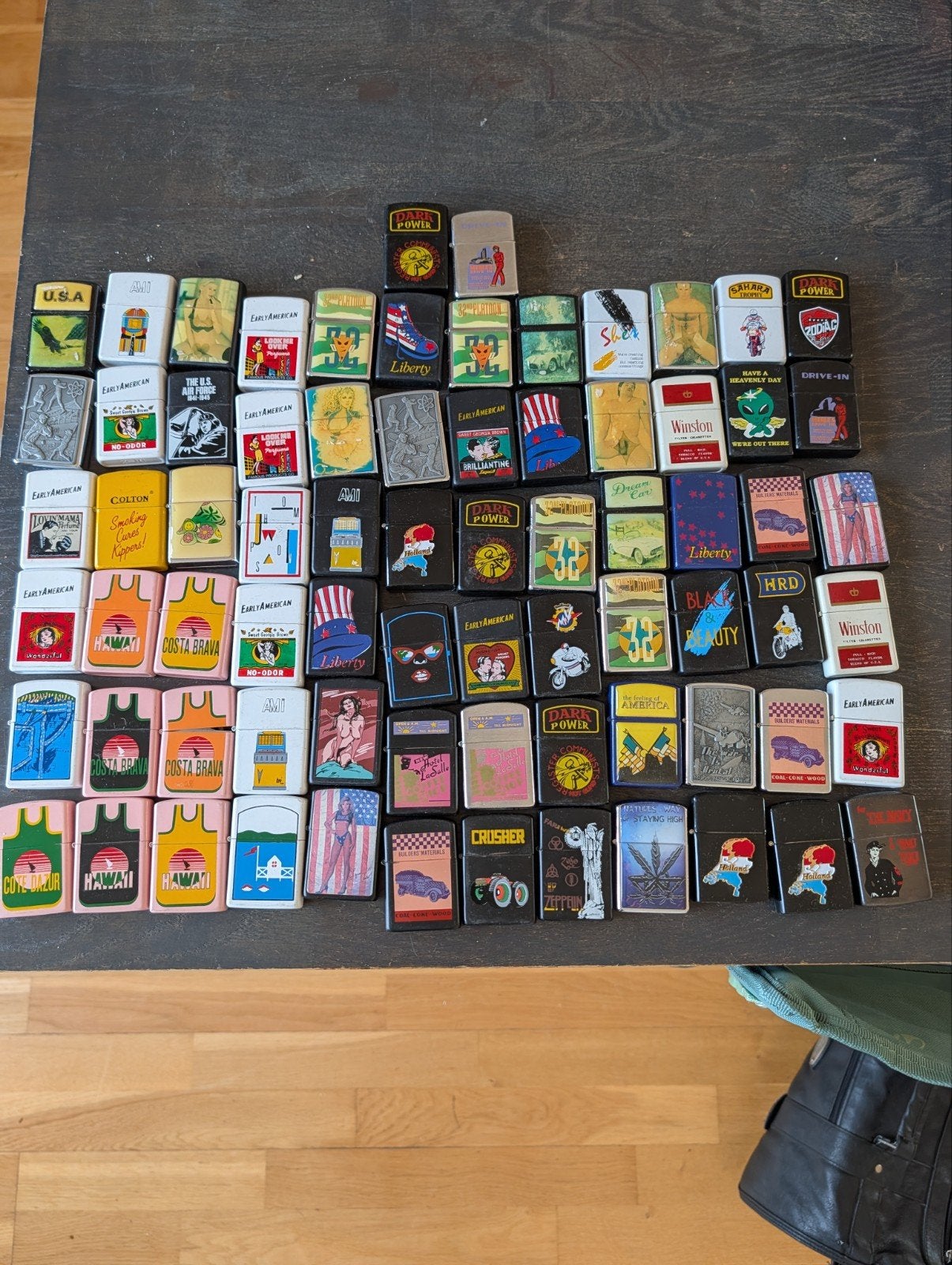 Grote verzameling van 74 Zippo aanstekers, Verzamelen, Ophalen of Verzenden, Gebruikt, Aansteker