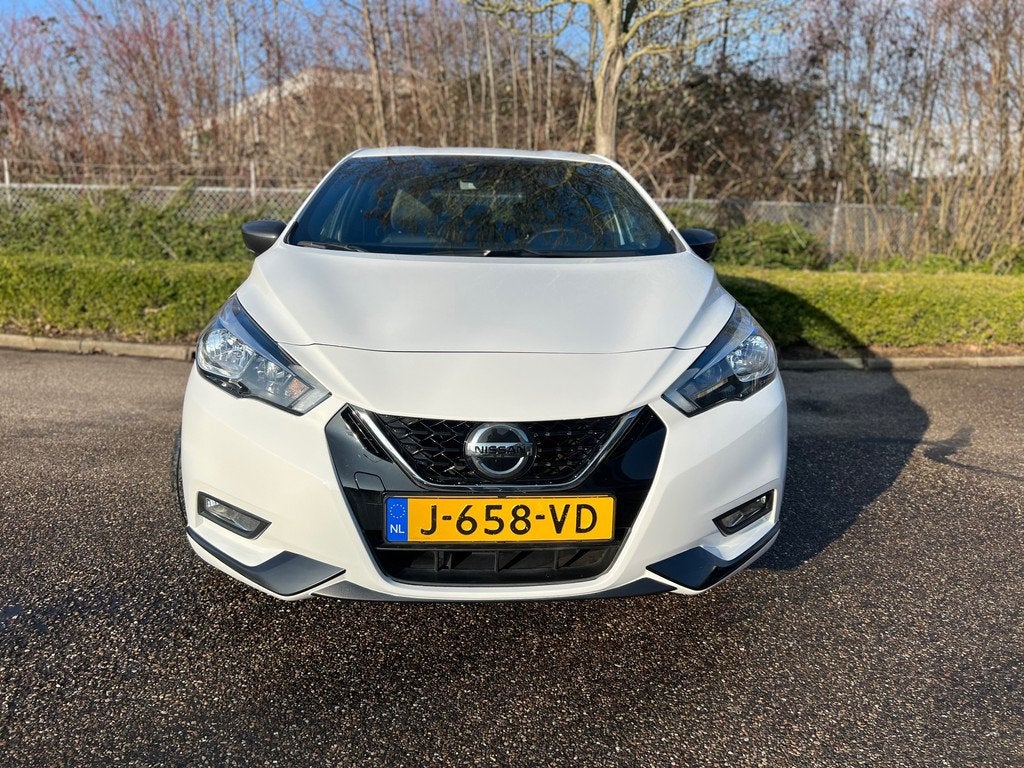 Nissan Micra 1.0 IG-T N-Sport I Alcantara Leer I Apple Carpl, Auto's, Nissan, 101 pk, Met garantie (alle), Wit, 3 cilinders