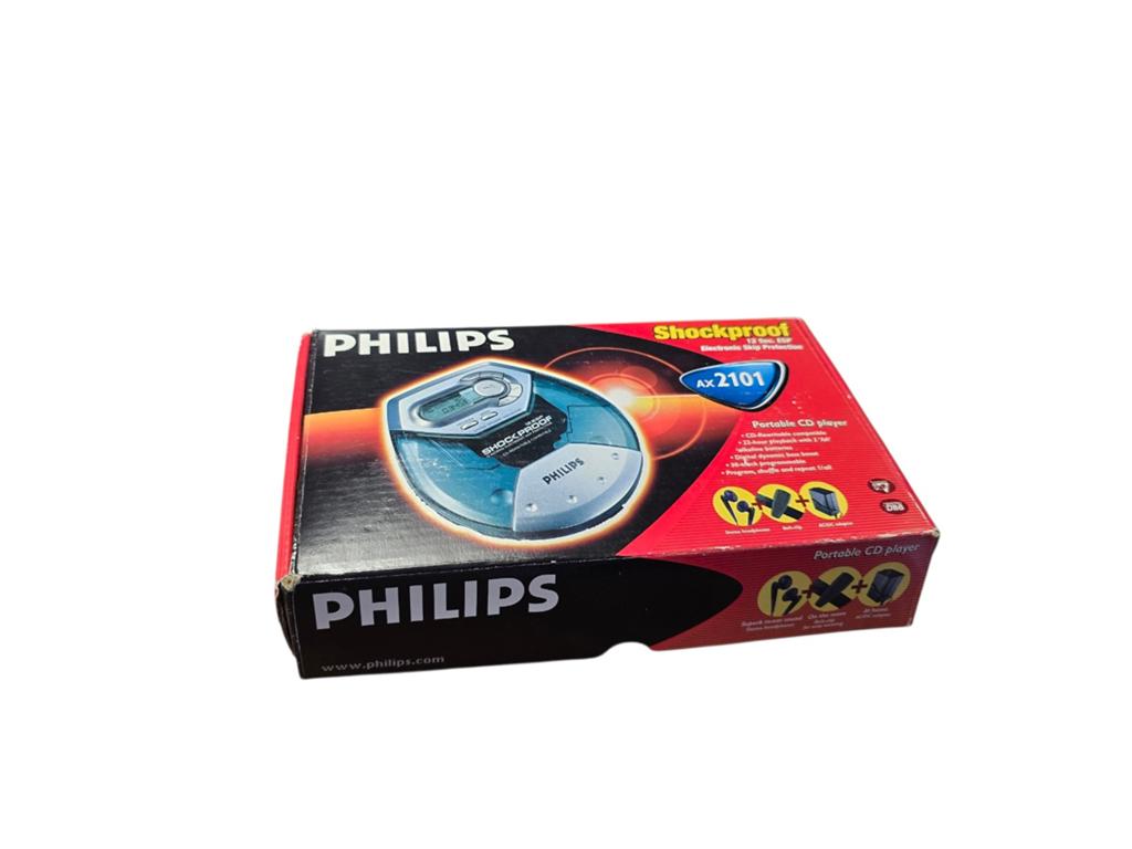 123 Philips AX2101 schokbestendige cd-speler, Philips, ., Draagbaar, Ophalen of Verzenden