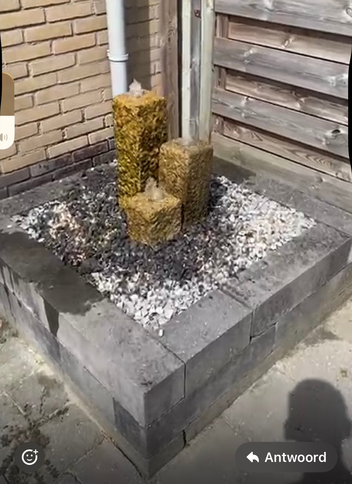 GRATIS fontein met alle toebehoren (zie foto), Tuin en Terras, Waterpartijen en Fonteinen, Ophalen, Gebruikt, Overige materialen