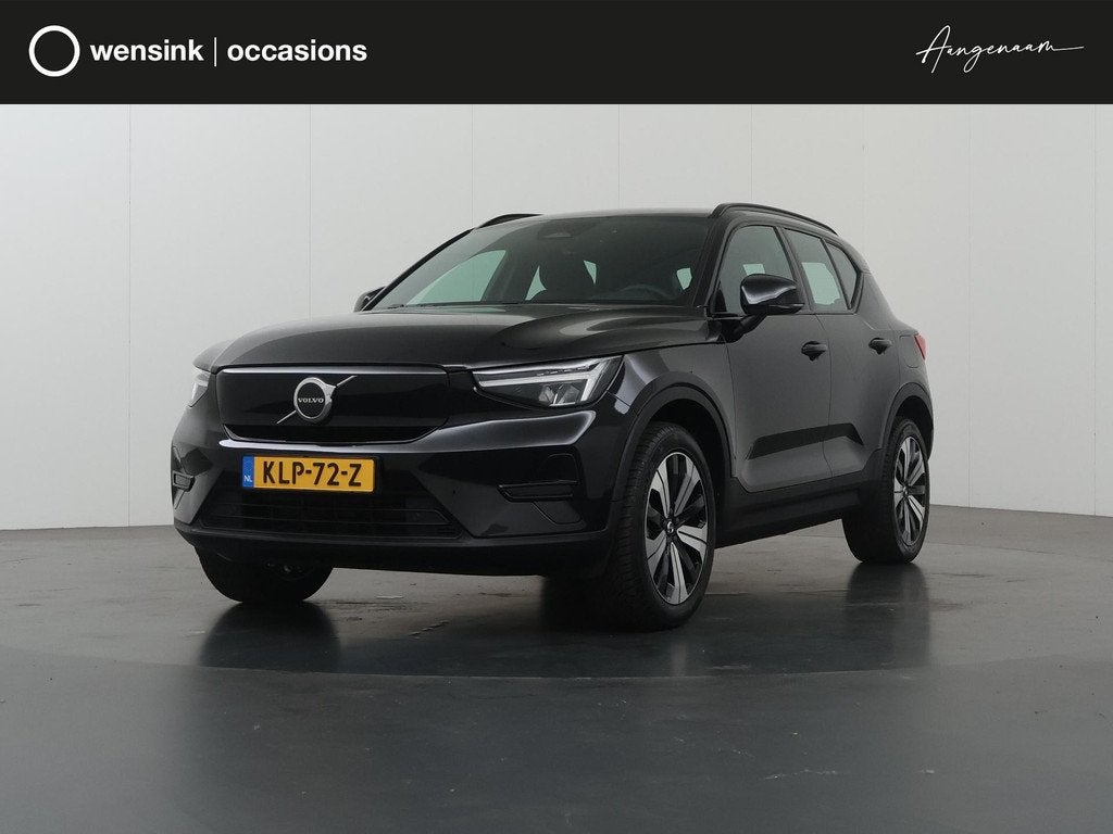 Volvo XC40 Recharge Core | Navigatie | Stoelverwarming | Stu, Auto's, Volvo, Stof, Gebruikt, Zwart, 231 pk