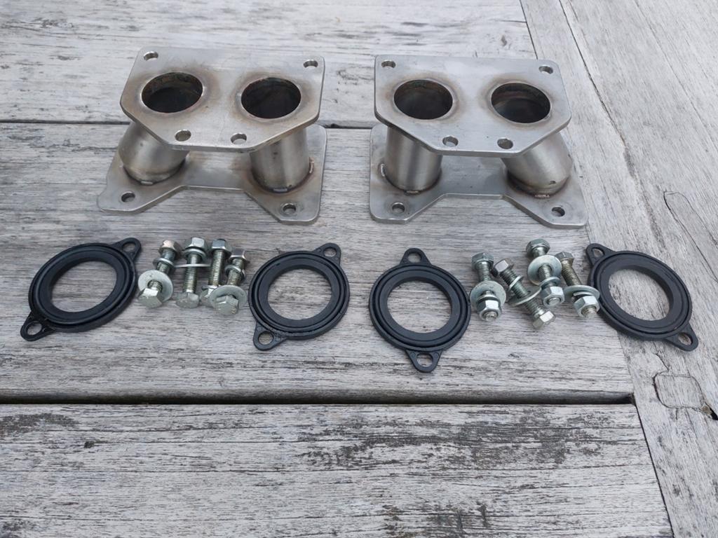 Weber carburateur inlaat spruitstuk adapters (MG, engelse au, Auto-onderdelen, Ophalen of Verzenden, Nieuw, Universele onderdelen