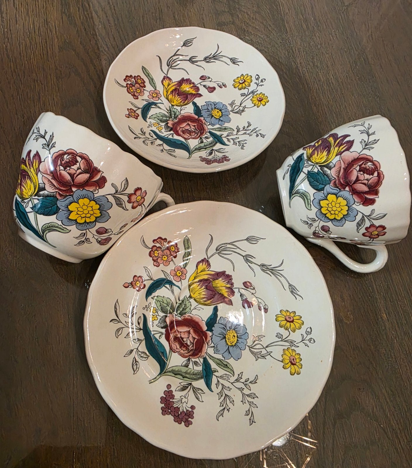 SPODE COPELAND GAINSBOROUGH kopjes 2x, Ophalen of Verzenden