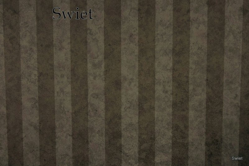 7767 bruin chicque vintage gestreept betonlook behang swiet, Verzenden, Minder dan 10 m², Bruin