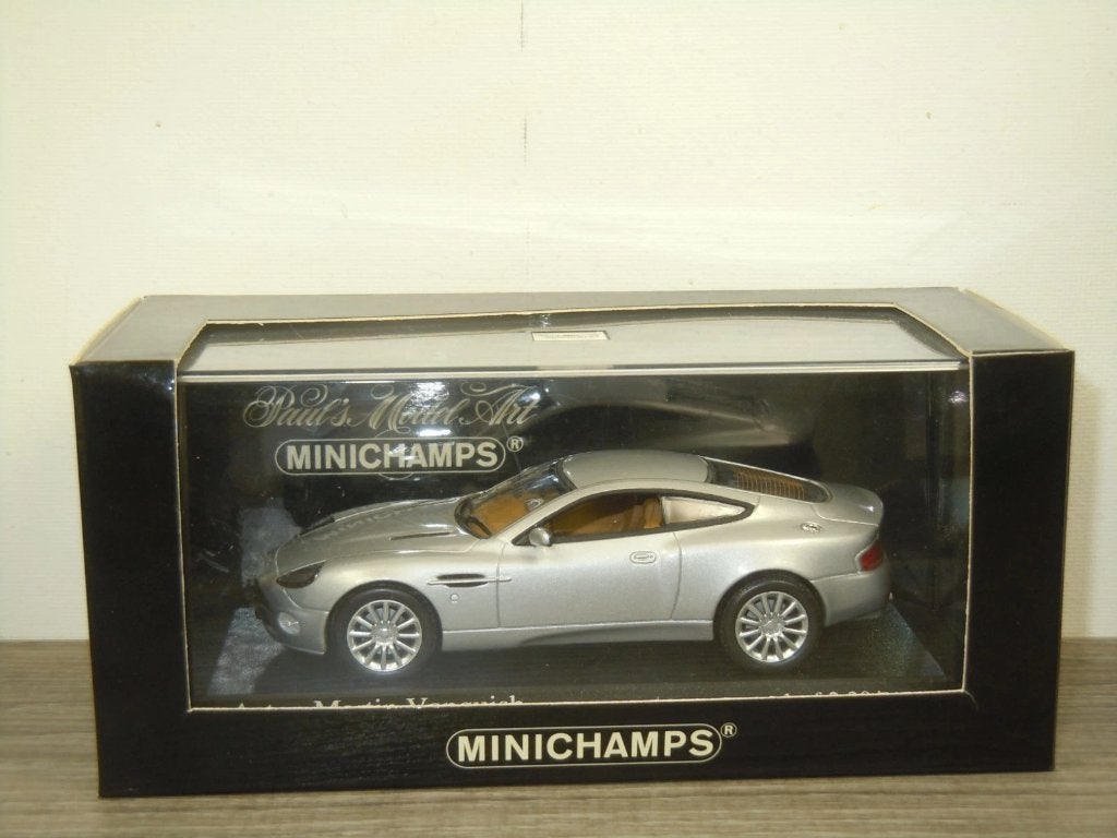 Minichamps Aston Martin Vanquish Zilver - 1:43 Modelauto, Minichamps, Auto, Verzenden, Aachen, Duitsland