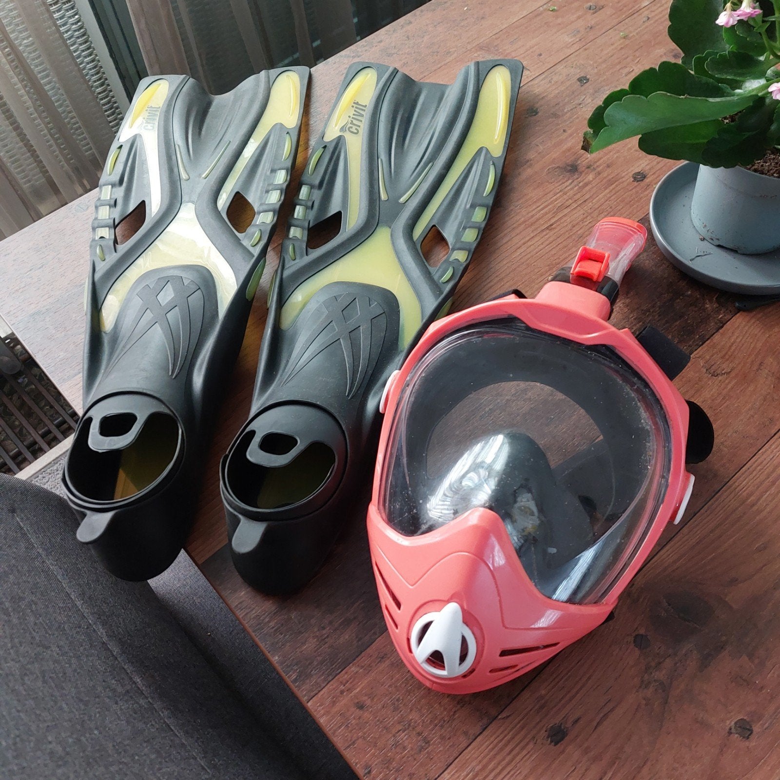 duikers spulletjes, Watersport en Boten, Ophalen of Verzenden, Snorkelmasker