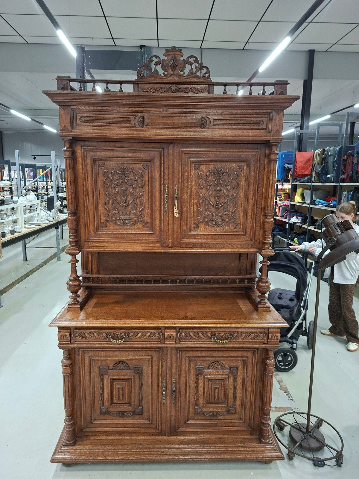 Antieke Grunderzeit Buffetkast uit 1880, Ophalen of Verzenden