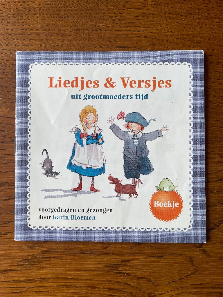"Liedjes & Versjes" uit 'Grootmoeders tijd' Karin Bloemen, Ophalen of Verzenden, Nieuw, Jongen of Meisje, Non-fictie