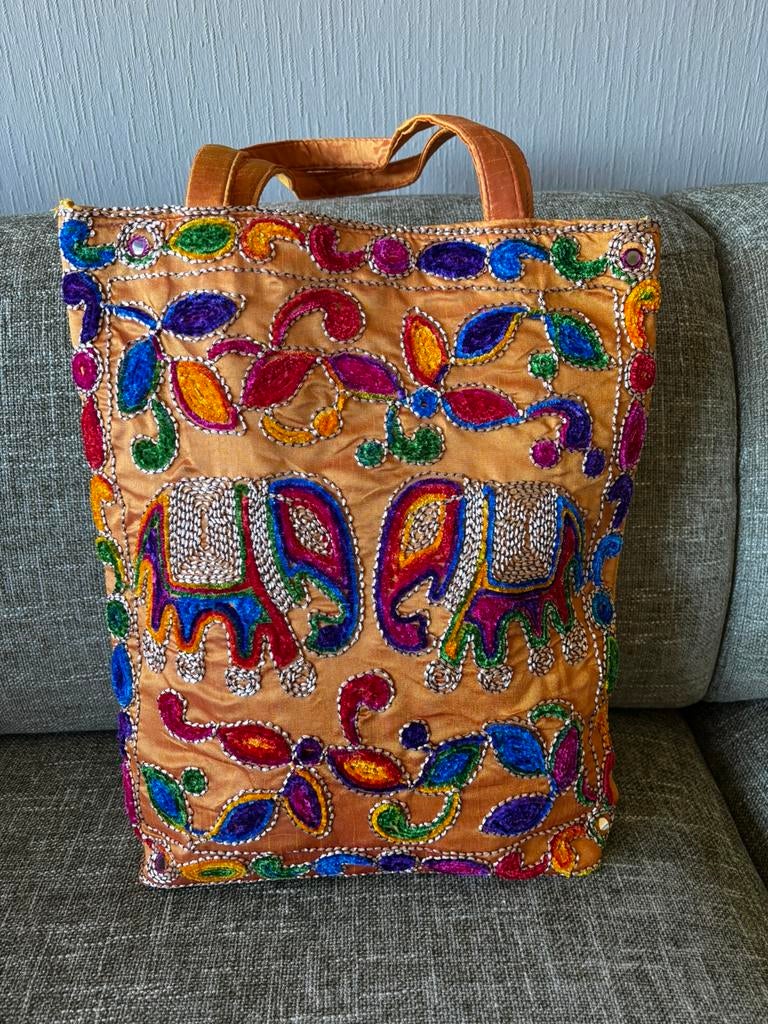 Tas India, Ophalen of Verzenden, Zo goed als nieuw, Shopper