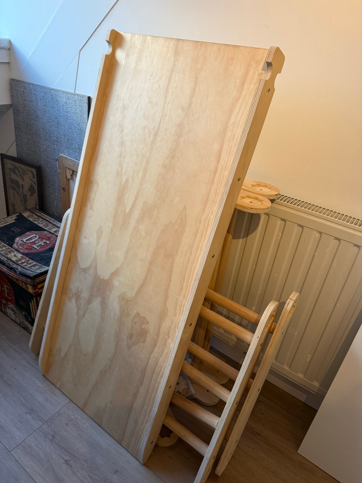 Klimrek met Glijbaan en Klimwand - Montessori Speelgoed, Kinderen en Baby's, Ophalen, Zo goed als nieuw, Glijbaan, Aanbouwonderdeel