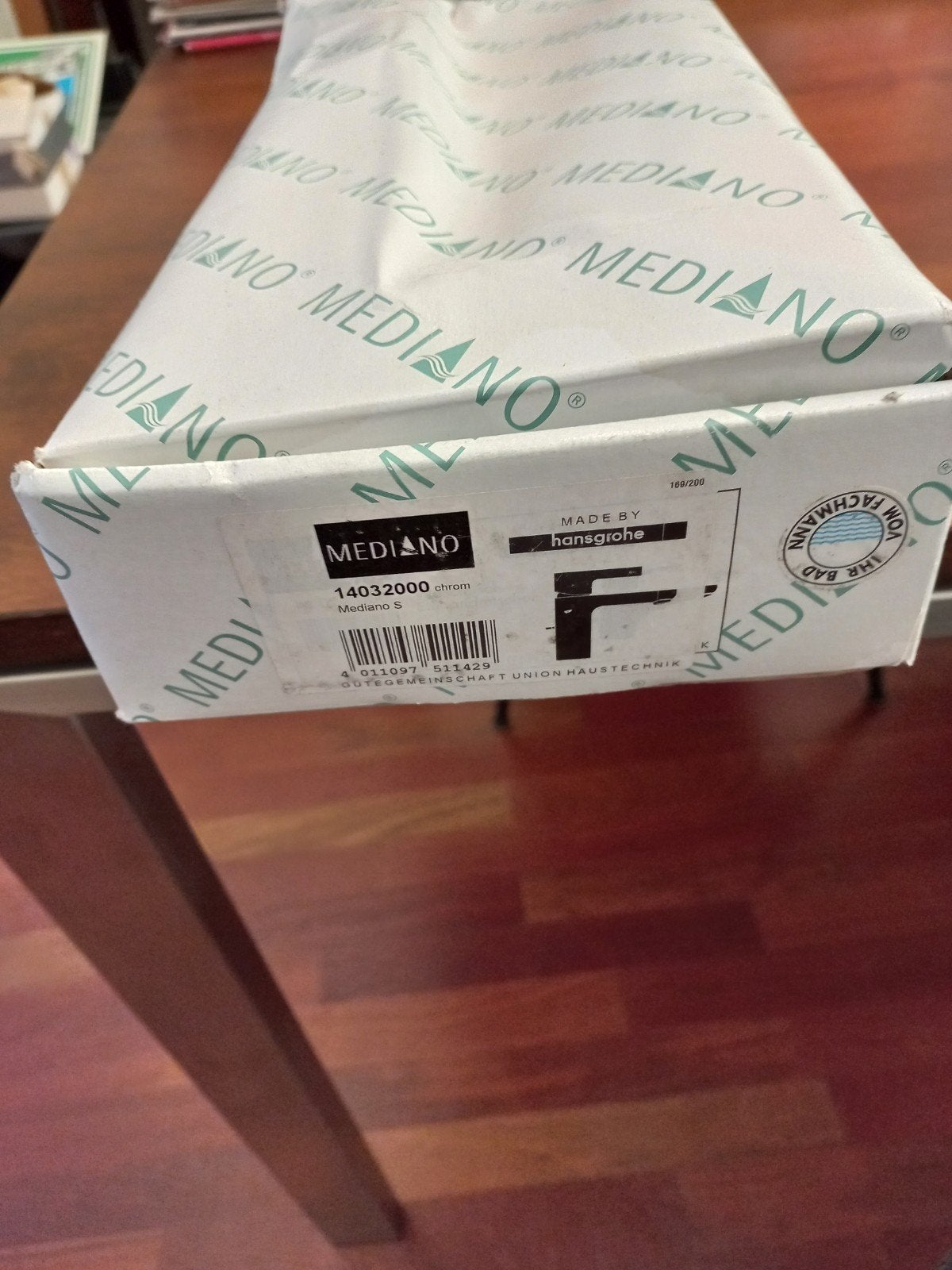 Mediano Hansgrohe Meng Kraan Chroom - Nieuw in doos, Ophalen, Nieuw, Chroom, Kraan