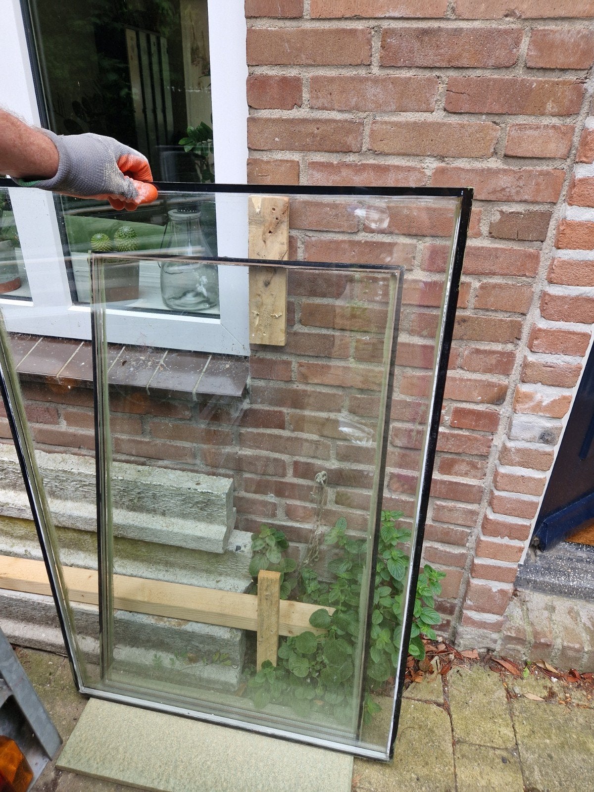 Dubbelglasraam 75/116 cm, Ophalen, Minder dan 80 cm, Minder dan 80 cm