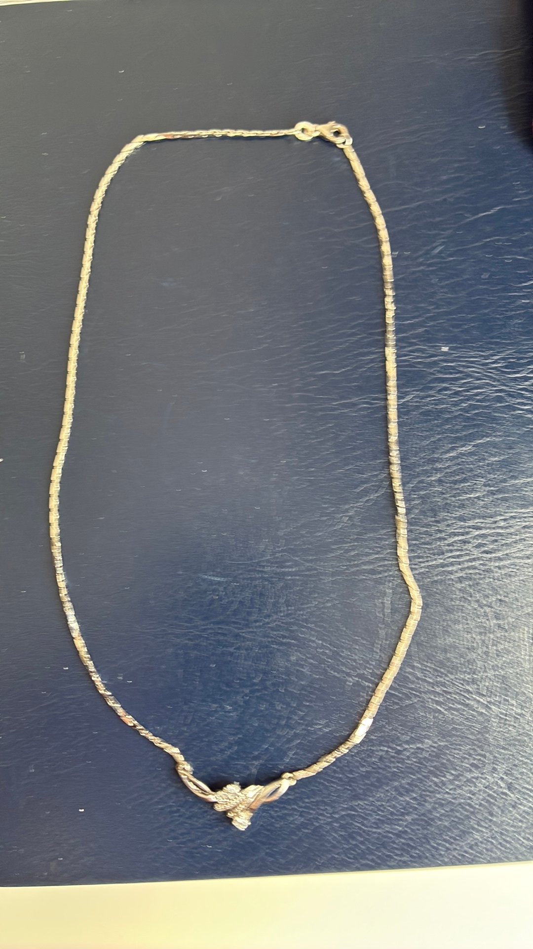 925 zilver ketting TEKA met hanger Theodor Klotz, Met hanger, Ophalen of Verzenden, Zo goed als nieuw, Zilver