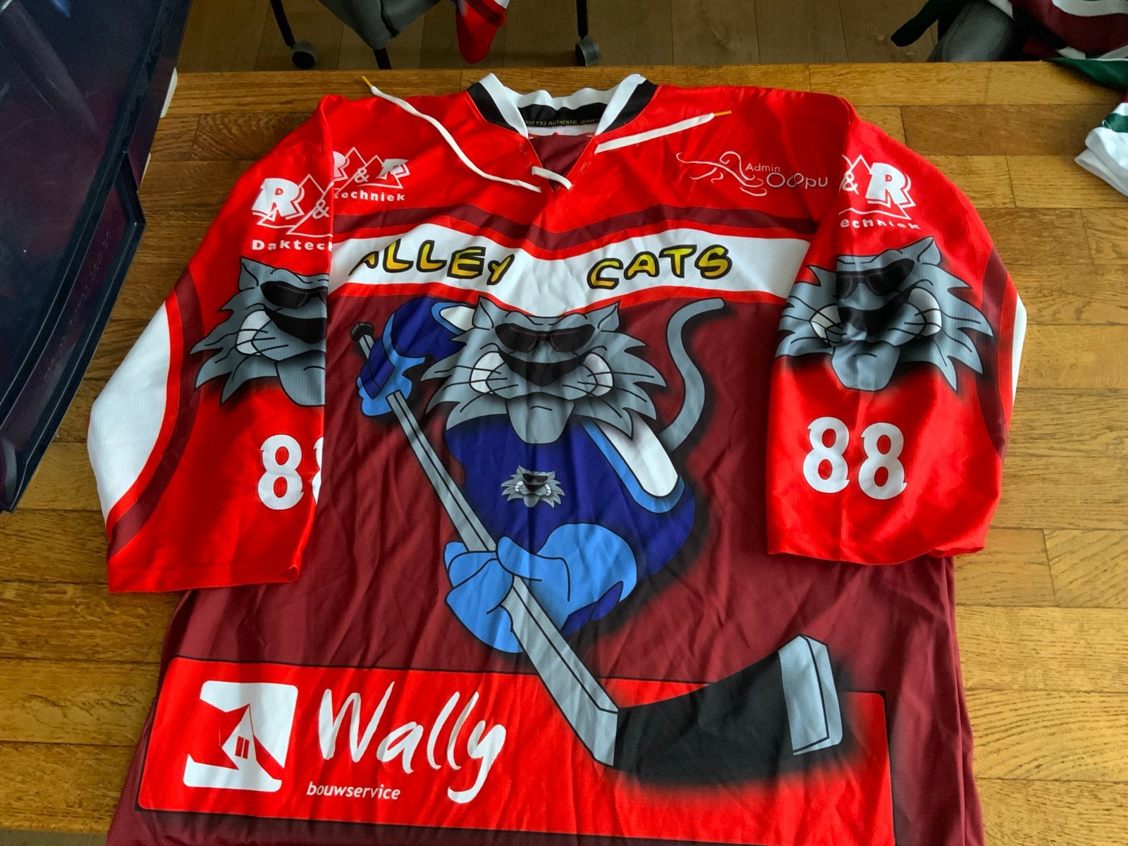 Uniek Alley Cats IJshockey Shirt - Maat L, Ophalen of Verzenden, Nieuw