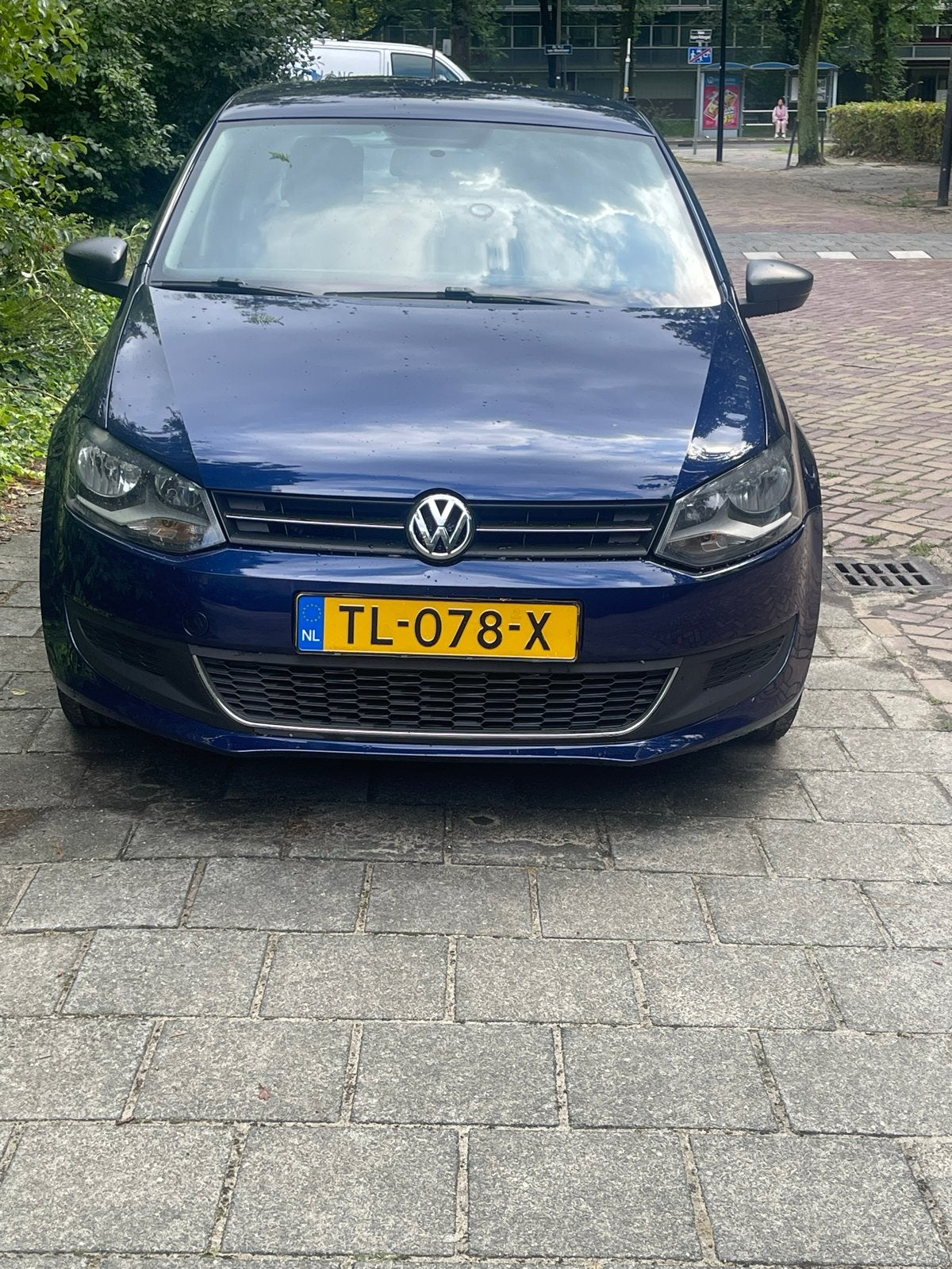 Volkswagen Polo 1.2 51KW 2009 Blauw, Voorwielaandrijving, 967 kg, 40 €/maand, Blauw