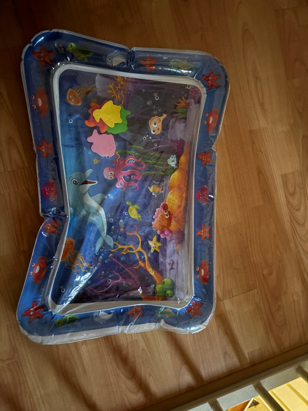 Opblaasbaar waterspeelkleed voor baby's - Oceaan thema, Kinderen en Baby's, Ophalen, Zo goed als nieuw, Speelkleed