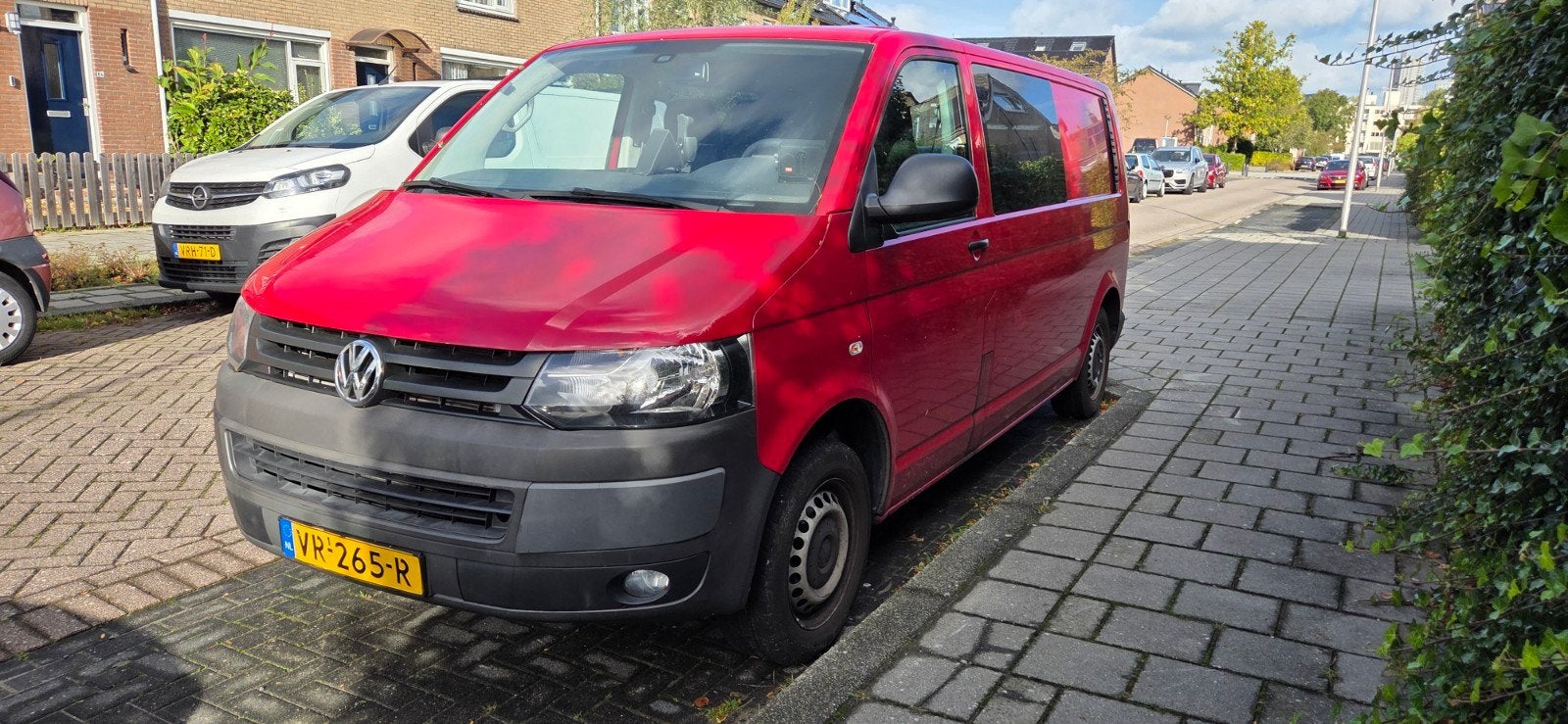 Volkswagen Transporter invalide zelfrijder handgas, Euro 5, Stof, Zwart, 4 cilinders