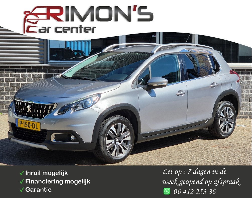 Peugeot 2008 1.2 PureTech GT-Line Leder Camera Trekhaak, Auto's, Voorwielaandrijving, Euro 6, 1199 cc, 49 €/maand
