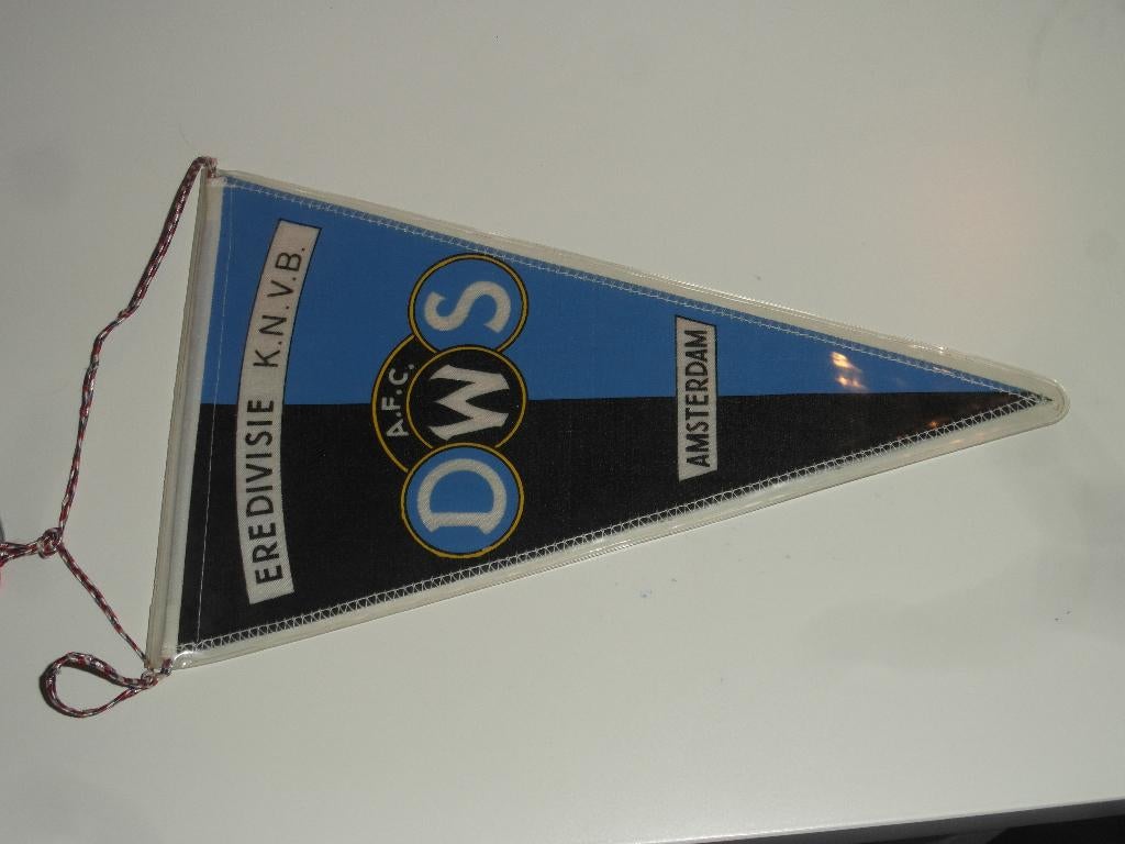 voetbal vaantje jaren 60 DWS amsterdam eredivisie, Ophalen of Verzenden, Zo goed als nieuw, Overige binnenlandse clubs, Vaantje of Sjaal