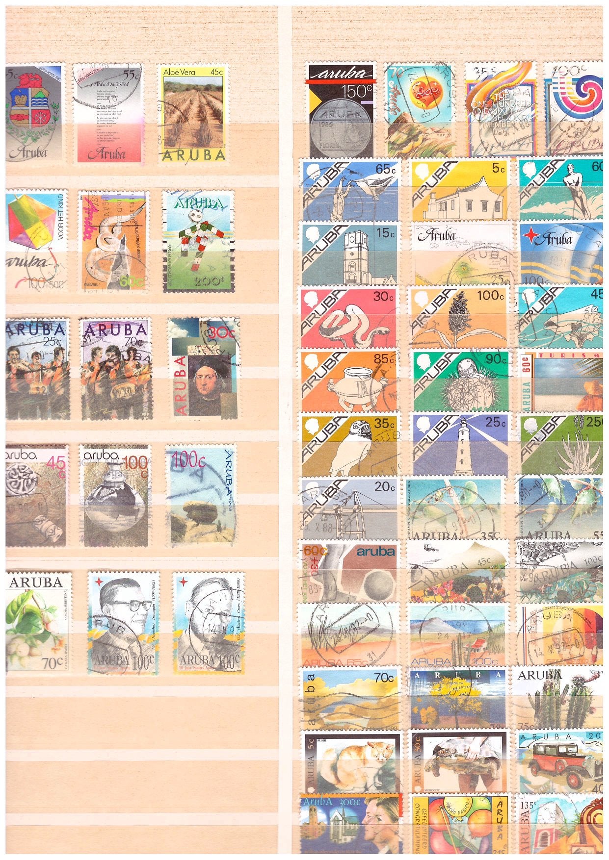 Postzegels Aruba en Curacau, Verzenden, Nederland en Buitenland