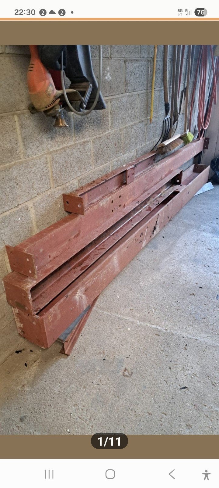Nieuwe en gebruikte stalen balken, profielen en schoren., Doe-het-zelf en Verbouw, Metalen, Ophalen of Verzenden