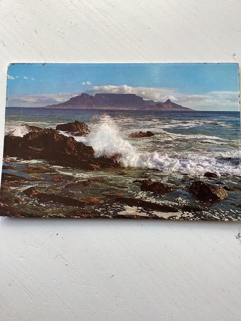 Ansichtkaart Tafelberg Zuid Afrika, Verzenden, Gelopen, Buiten Europa