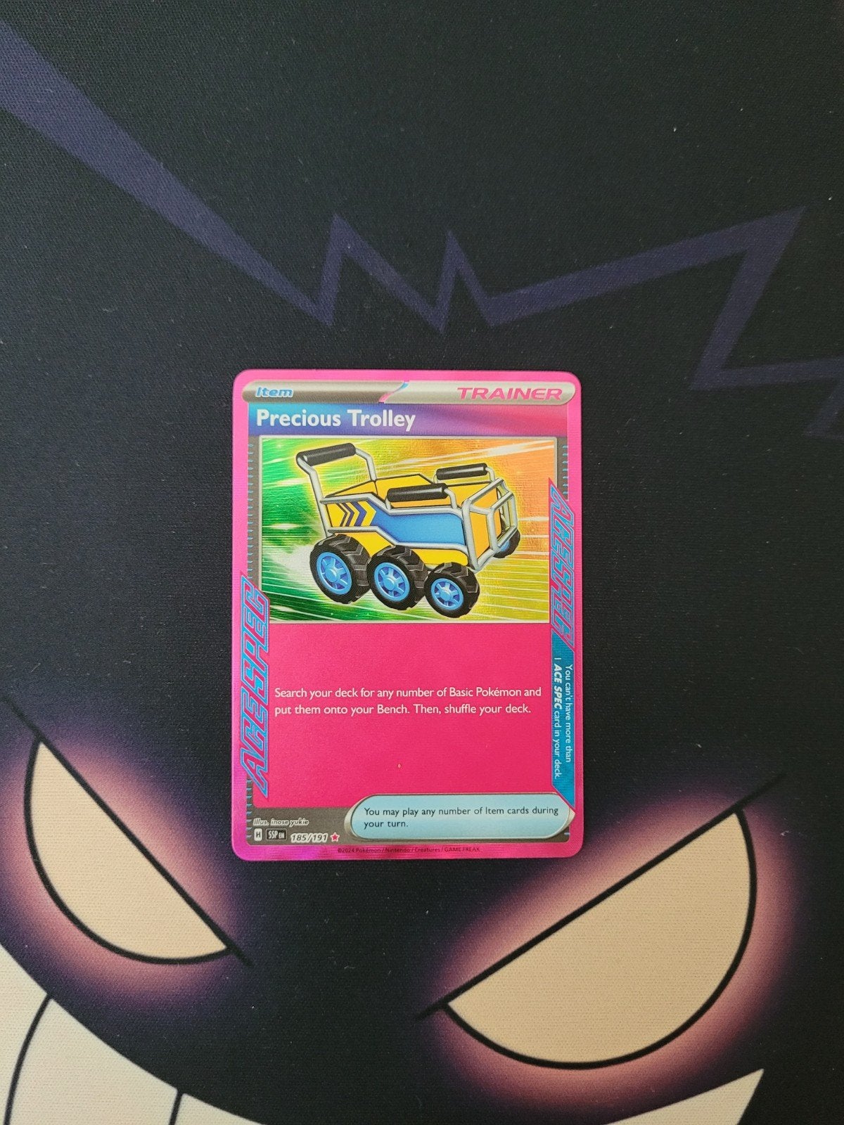 Pokémon | Precious Trolley (ACESPEC) | SSP 185, Ophalen of Verzenden, Zo goed als nieuw