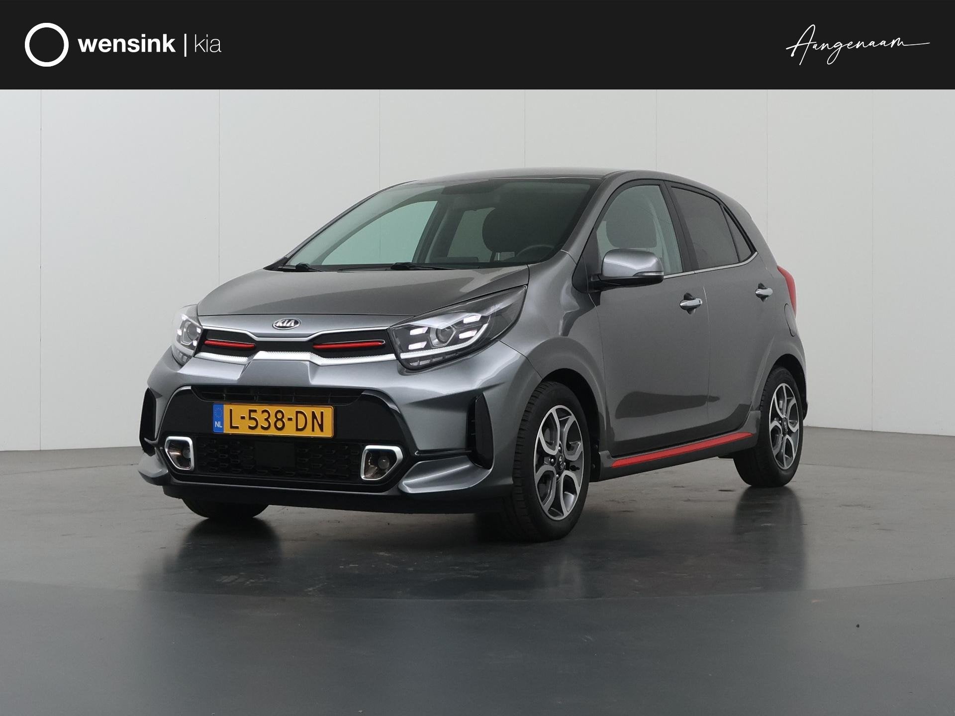 Kia Picanto 1.0 DPi GT-Line | Navigatie | Parkeercamera | Le, Auto's, Voorwielaandrijving, Gebruikt, 4 stoelen, 23 km/l