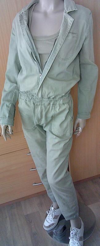 Place du jour groene overall jumpsuit maat 38, Verzenden, Gedragen, Maat 38/40 (M), Groen