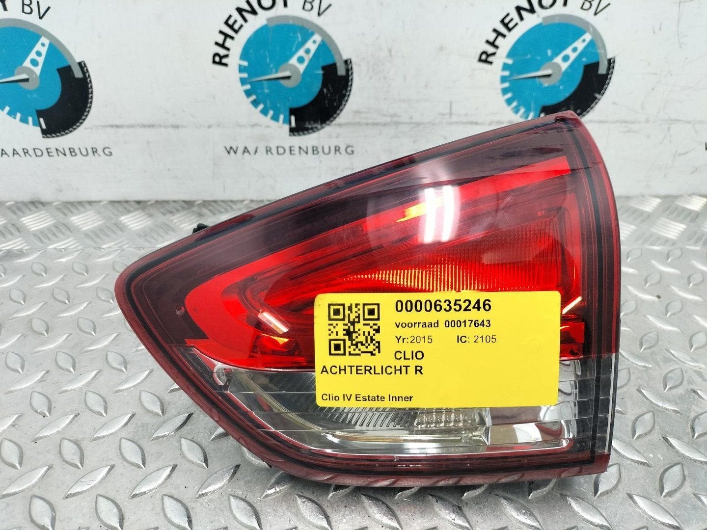 RENAULT CLIO MK4 K98 1.5 dCi Night&Day  ACHTERLICHT R 2015, Ophalen of Verzenden, Gebruikt, Stiba lid