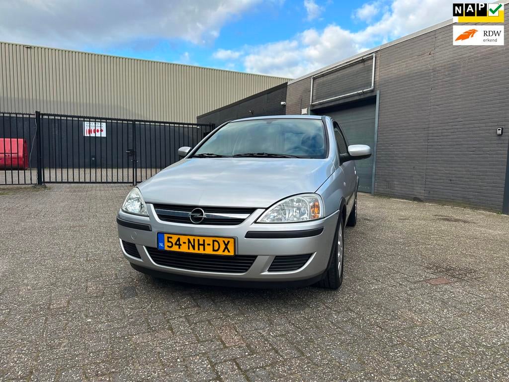 Opel Corsa 1.2-16V Enjoy Automaat Airco 1E-EIGENAAR Dealer o, Gebruikt, Origineel Nederlands, Bedrijf, 910 kg