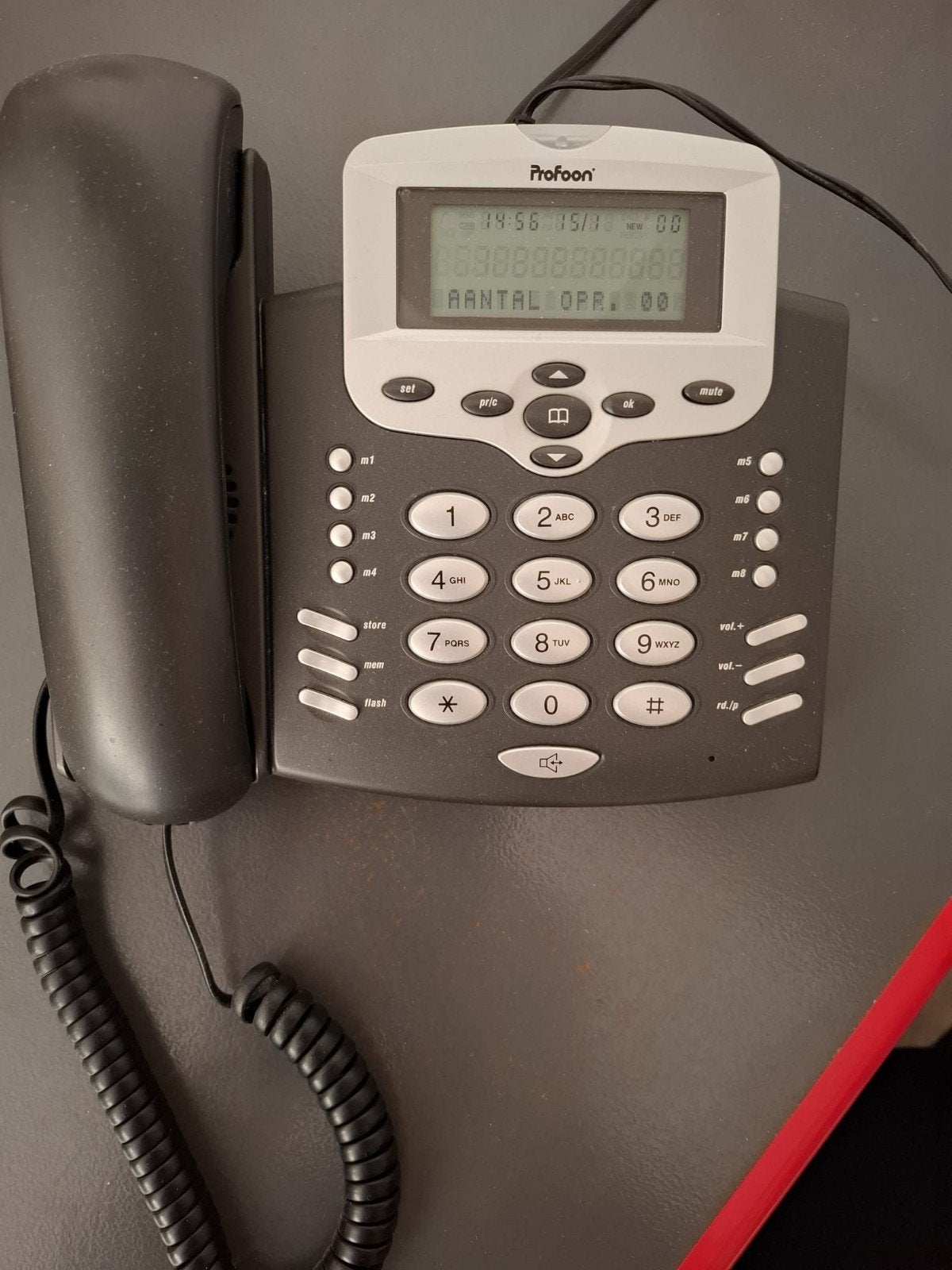 Profoon vaste telefoon met display, Ophalen, Gebruikt