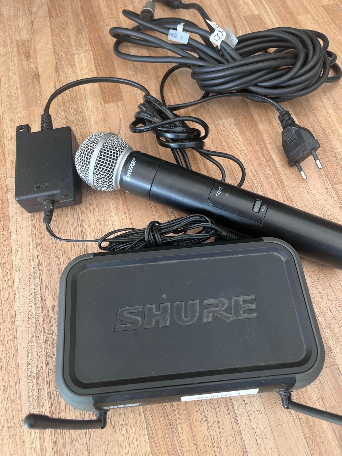 Shure sm58 PGX4 Draadloze Microfoon Set - Zangmicrofoon, Muziek en Instrumenten, Ophalen of Verzenden, Gebruikt, Zangmicrofoon
