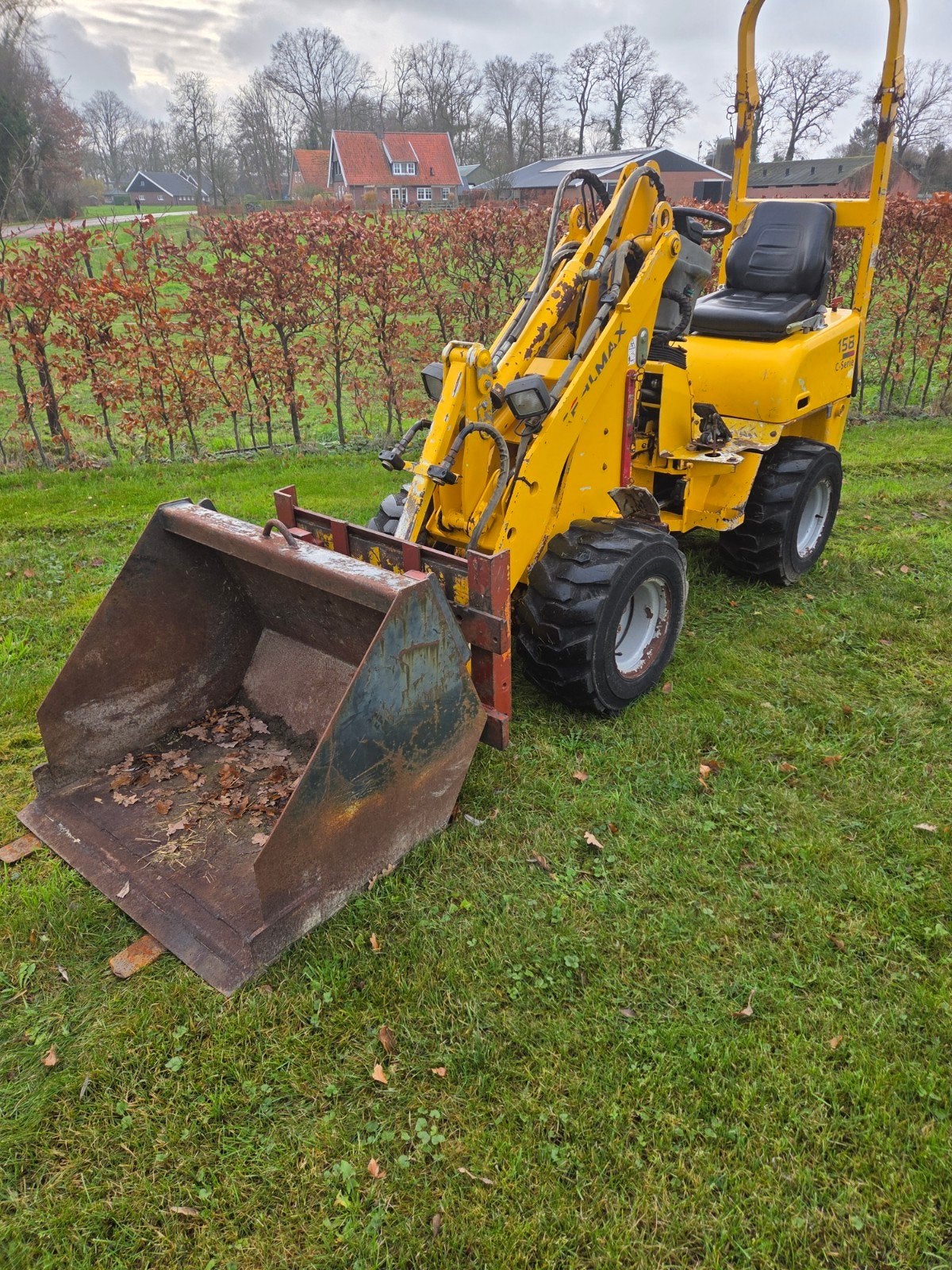 Weidemann Gehlmax KL158 Minishovel shovel loader, Ophalen of Verzenden, Wiellader of Shovel