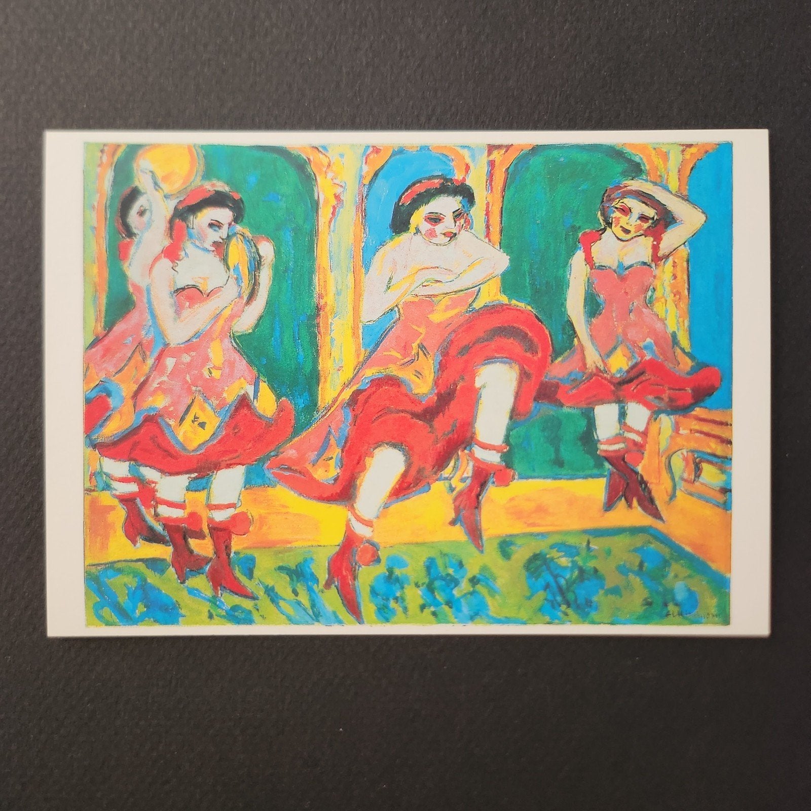 Kunstkaart Ernst Ludwig Kirchner - Csardasdanseres, Verzenden, Voor 1920, Ongelopen, Cultuur en Media