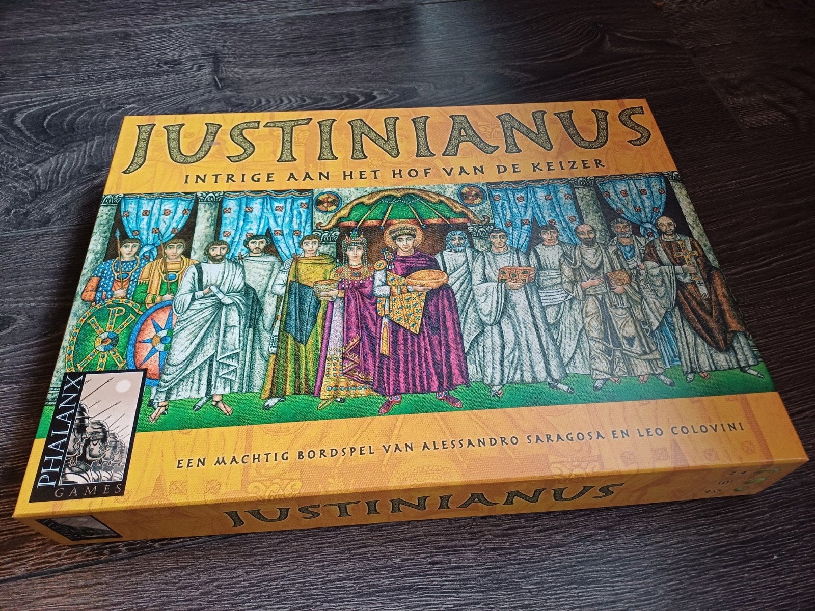 Justinianus: Intrige aan het Hof van de Keizer Bordspel, Vijf spelers of meer, Ophalen of Verzenden, Zo goed als nieuw, Phalanx Games