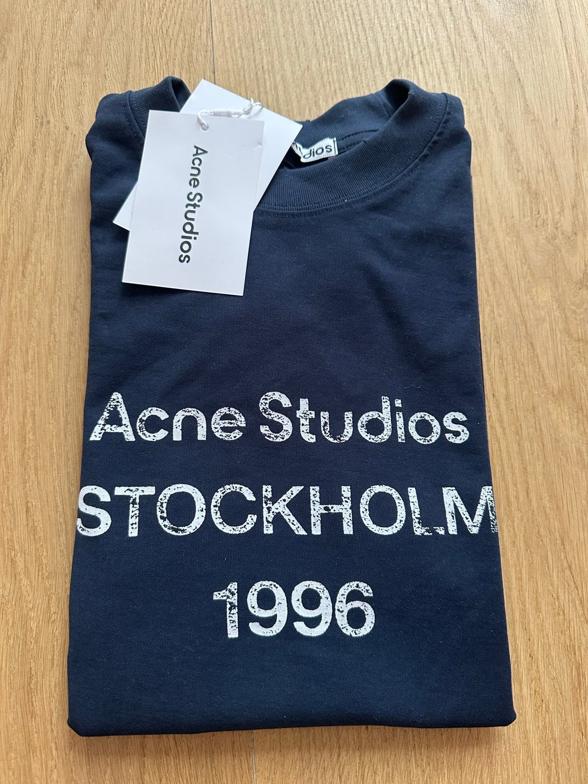 Acne Studios blauwe longsleeve - Maat S, Ophalen of Verzenden, Zo goed als nieuw, Maat 46 (S) of kleiner, Blauw