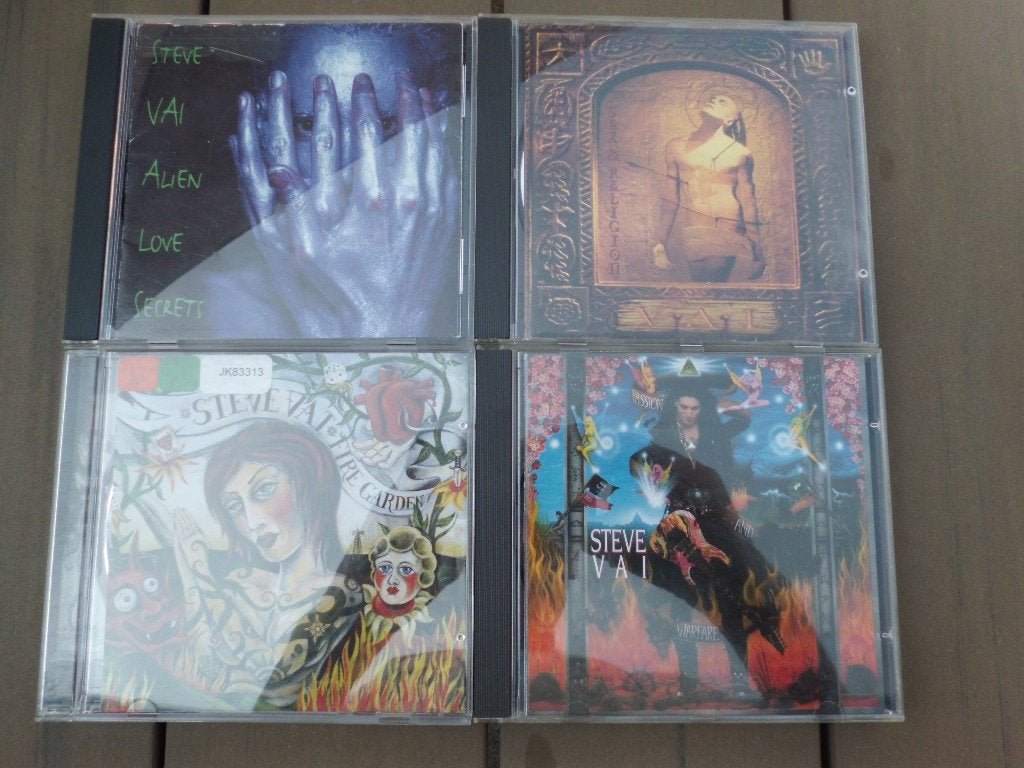 4 x cd Steve Vai, Ophalen of Verzenden, Gebruikt