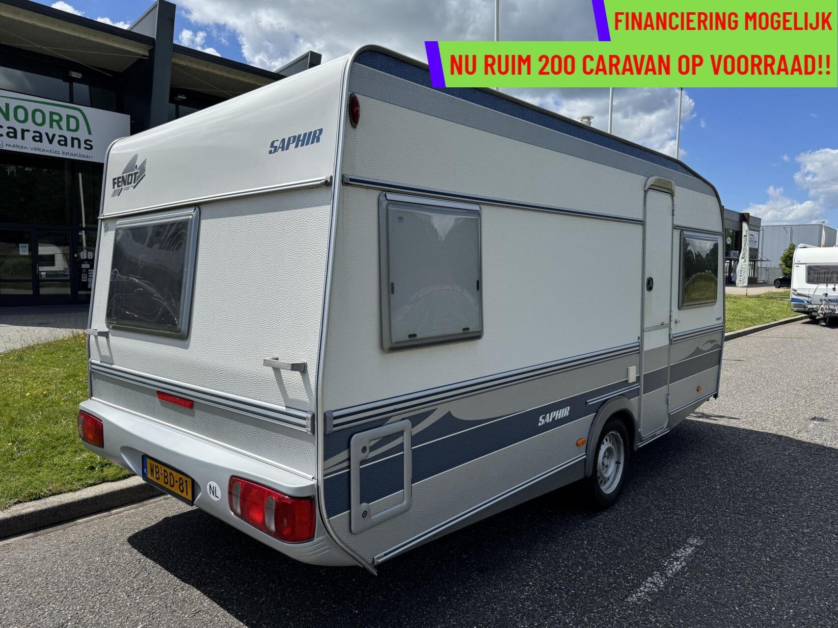 Fendt SAPHIR 470 TF, FRANSBED, RONDZIT, VOORTENT, FIETSENDR., Caravans en Kamperen, Caravans, Serviceluik, Rondzit, Bedrijf, Tot en met 4