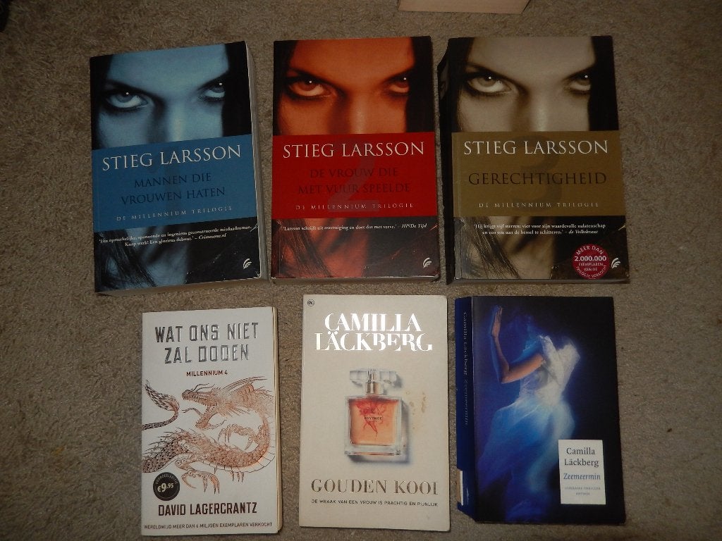 Larsson Millennium Trilogie +vervolg Lagercrantz voor €7,00, Scandinavië, Nieuw, Ophalen of Verzenden, Larsson Lagercrantz Mankell