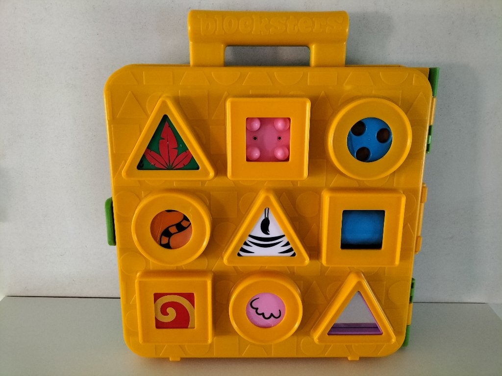 Verrassingsblokken koffer, Sieraden, Tassen en Uiterlijk, Koffers, Ophalen, Zo goed als nieuw, Hard kunststof