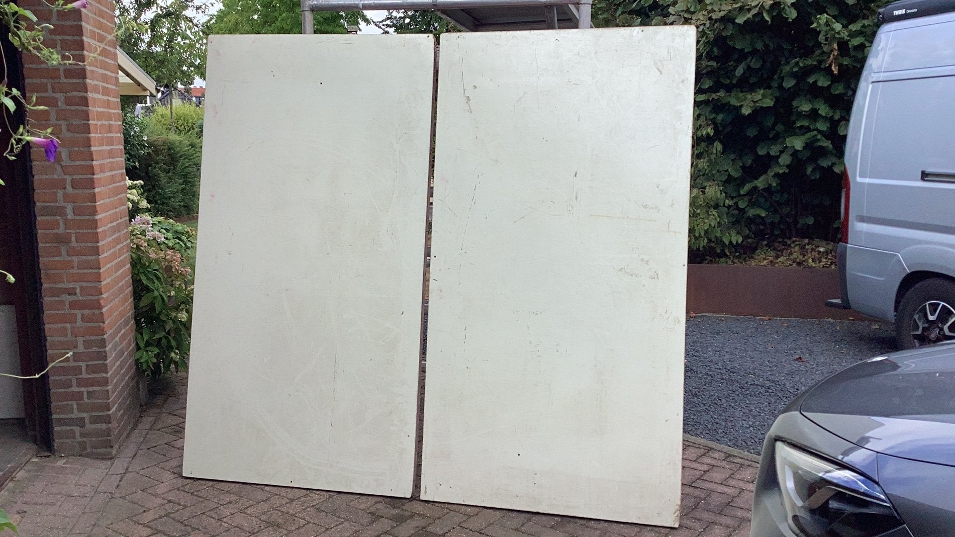 Sandwich platen, Ophalen, Gebruikt