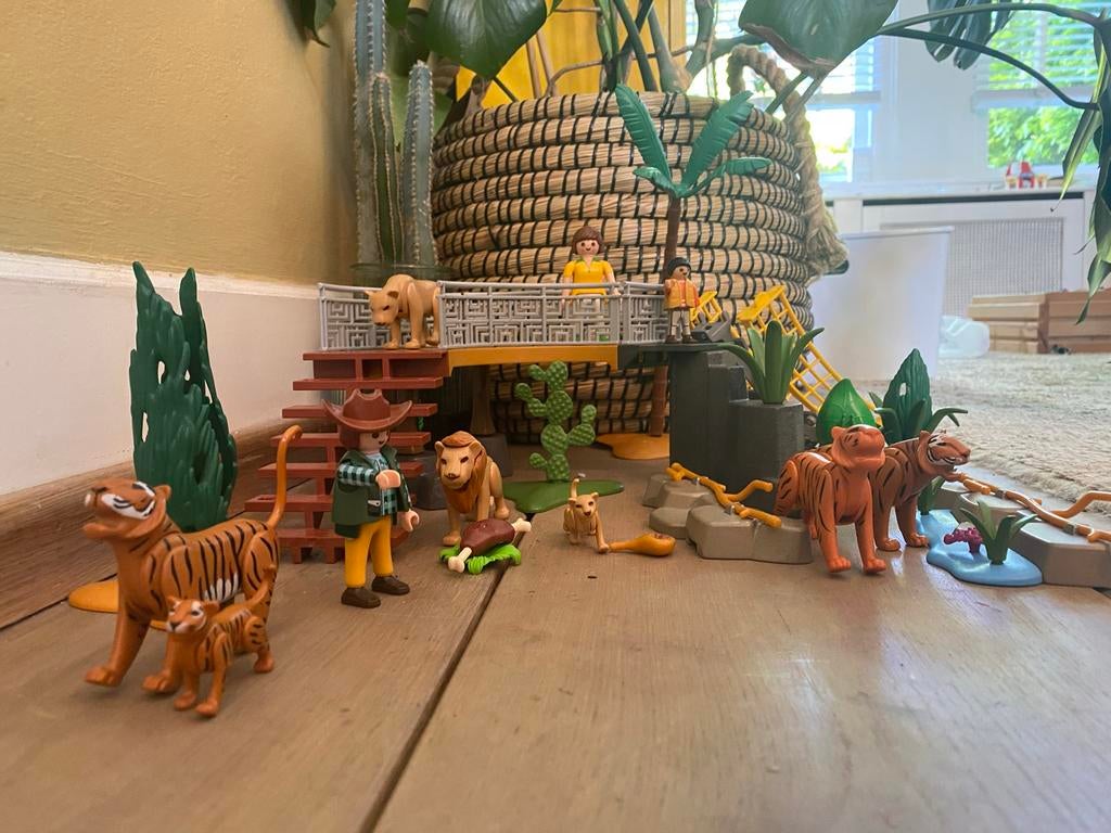 Playmobil Safari/Dierentuin Set met Dieren en Figuren, Kinderen en Baby's, Speelgoed | Playmobil, Ophalen of Verzenden, Gebruikt