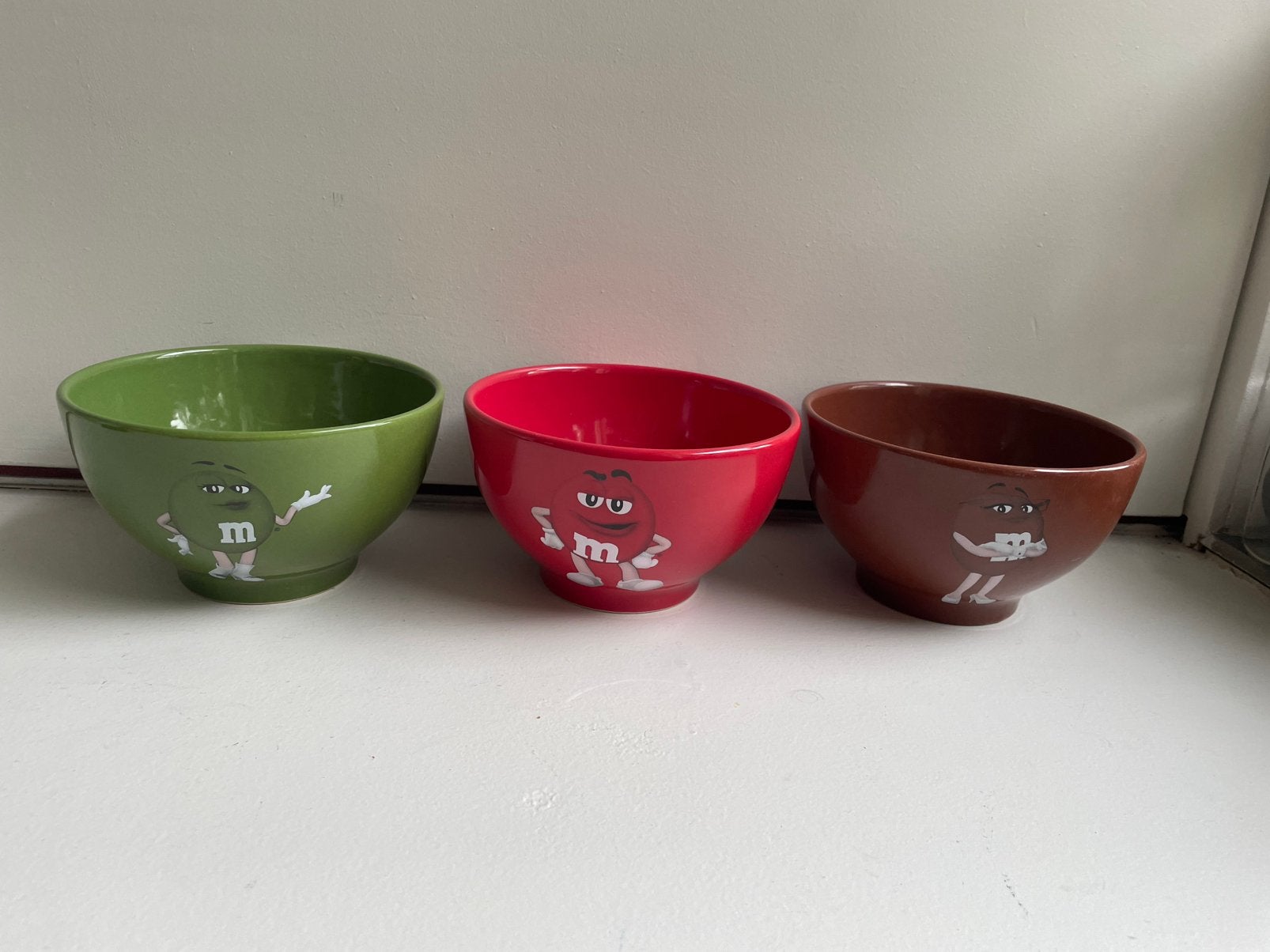 3. M&M schaaltjes, Ophalen of Verzenden, Zo goed als nieuw, Overige stijlen, Schaal of Schalen