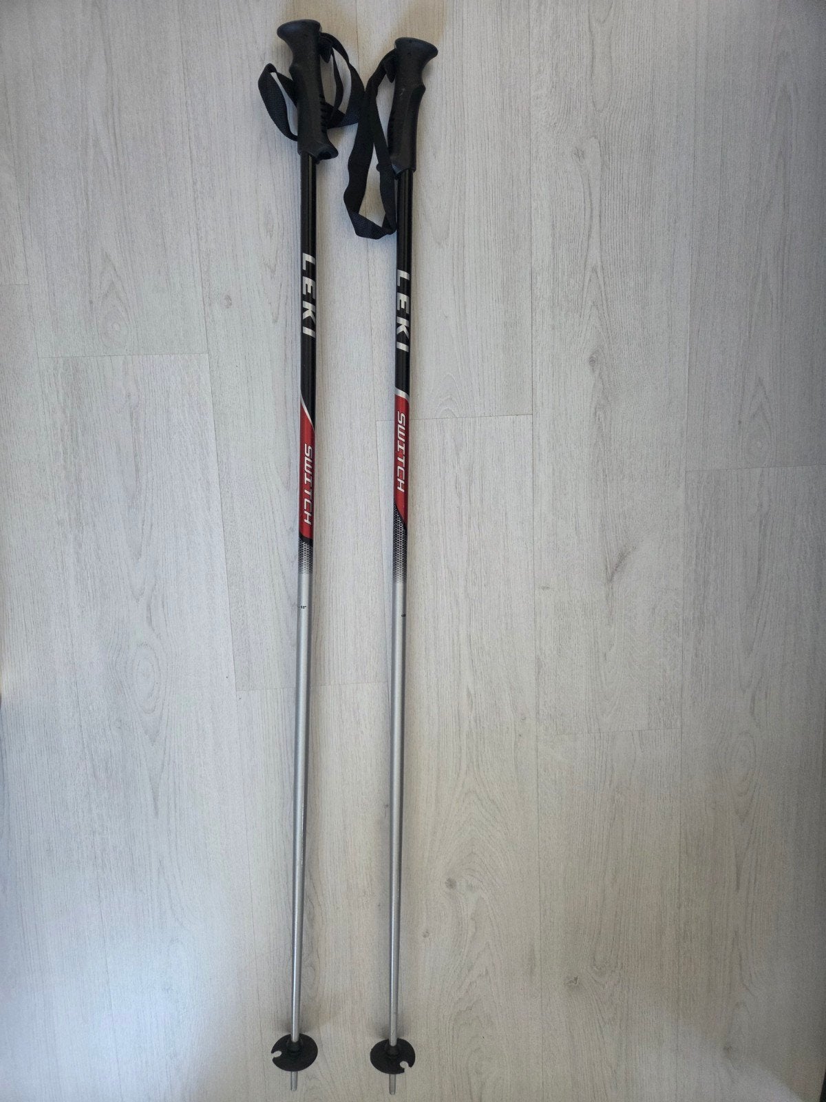 Leki Switch Skistokken 130 cm, Gebruikt, Stokken, 100 tot 140 cm, Skiën
